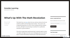 Desktop Screenshot of considerlearning.com
