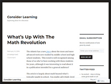 Tablet Screenshot of considerlearning.com